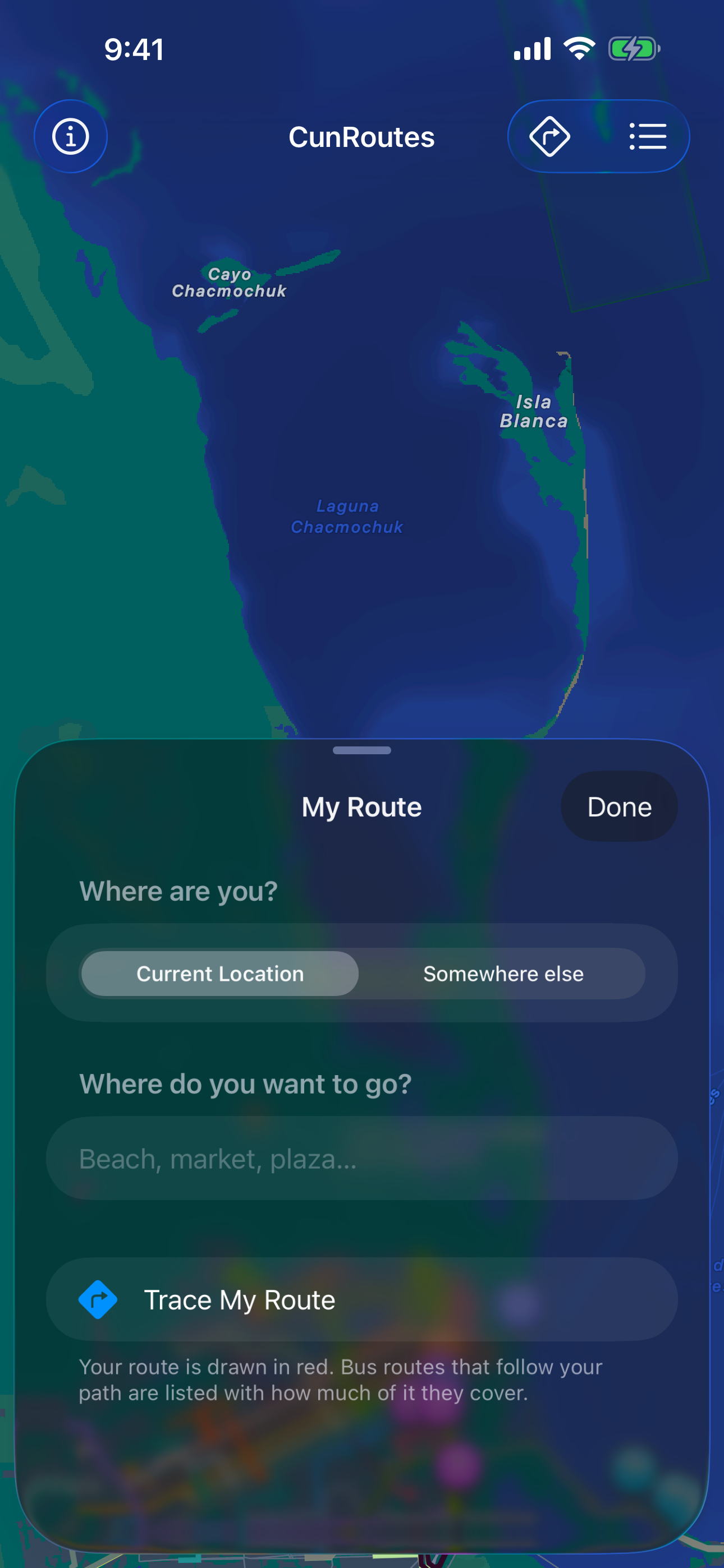 CunRoutes – planificador Mi Ruta